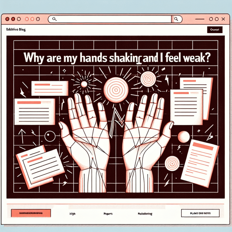 Why Are My Hands Shaking and I Feel Weak?