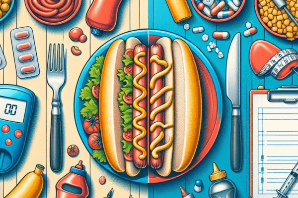Hot Dogs and Diabetes: Effects on Blood Sugar
