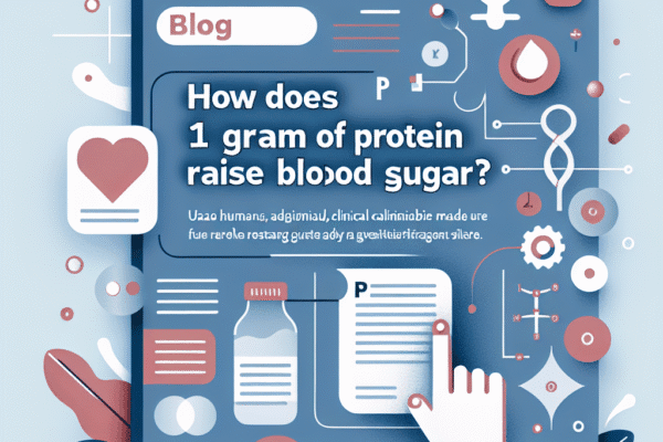 How Much Does 1 Gram of Protein Raise Blood Sugar?