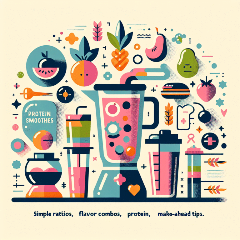Protein Smoothies: Simple Ratios, Flavor Combos, and Make-Ahead Tips