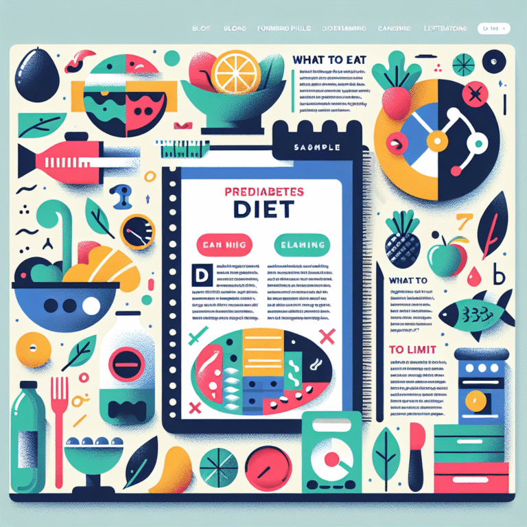 Prediabetes Diet: What to Eat, What to Limit, and Sample Menu